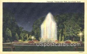 Fountain, Vanderveer Park - Davenport, Iowa IA