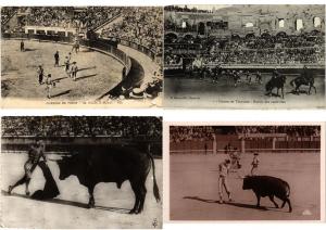 BULLFIGHTING COURSES DE TAUREAUX 32 CPA