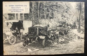 Mint France Real Picture Postcard WWI German Convoy Destroyed By Our Dragons