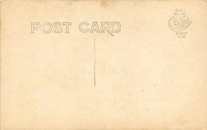 c1910 RPPC Real Photo Postcard Men In Suits Ties Holding Hats