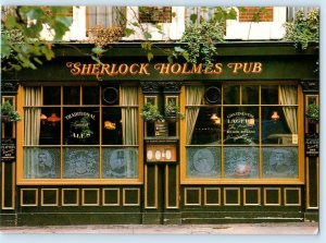 LONDON, England UK ~ Northumberland Street SHERLOCK HOLMES PUB 4x6  Postcard