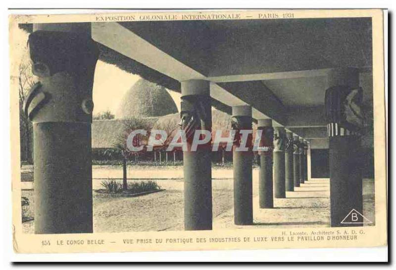 Paris CPA Exposition coloniale Internationale 1931 Le Congo belge Vue prise du p