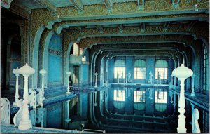 Vtg Hearst San Simeon State Historical Monument The Roman Pool CA Postcard