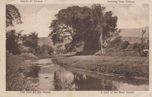 Rio Guaire Venezuela Caracas Antique South American Postcard