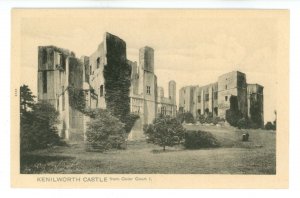 UK - England, Kenilworth Castle from Outer Court 