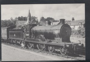 Railways Postcard - Trains - Engine No.54487 About To Leave Dingwall RR3266