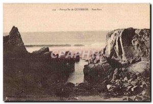 Old Postcard Quiberon Presquile Port Bara