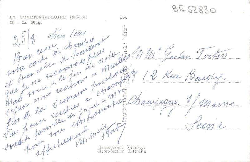 BR52830 La charite sur loire la plage      France