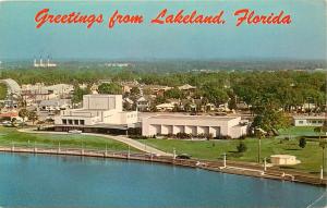 Lakeland Civic Center Lake Mirror Lakeland Florida FL Postcard