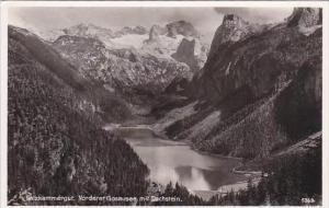 Germany Salzkammergut Vorderer Gosausee mit Dachstein