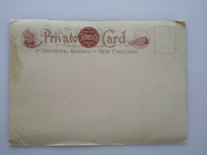 Sorosis Shoes Colonial Scenes In New England Large Trade Postcard Mayflower Ship