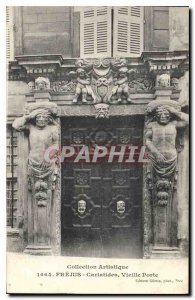 Postcard Old Frejus Caryatids Old Gate