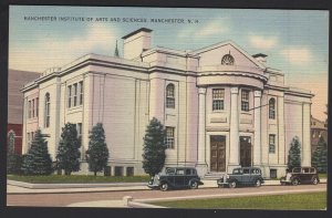 New Hampshire MANCHESTER Institute of Arts and Sciences - older cars ~ Linen