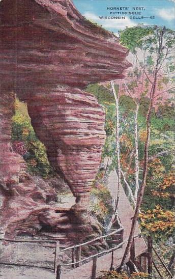 Wisconsin Picturesque Wisconsin Dells Hornets Nest 1941