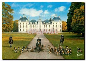 Postcard Modern Wonders of the Loire Valley Cheverny Loir and expensive the h...