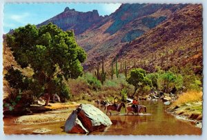 1960 Tucson Arizona AZ Vintage Sabino Canyon Slowly Flowing Waters Scenic View