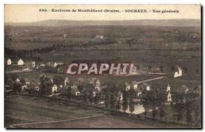 Old Postcard surroundings Sochaux Montbéliard general view