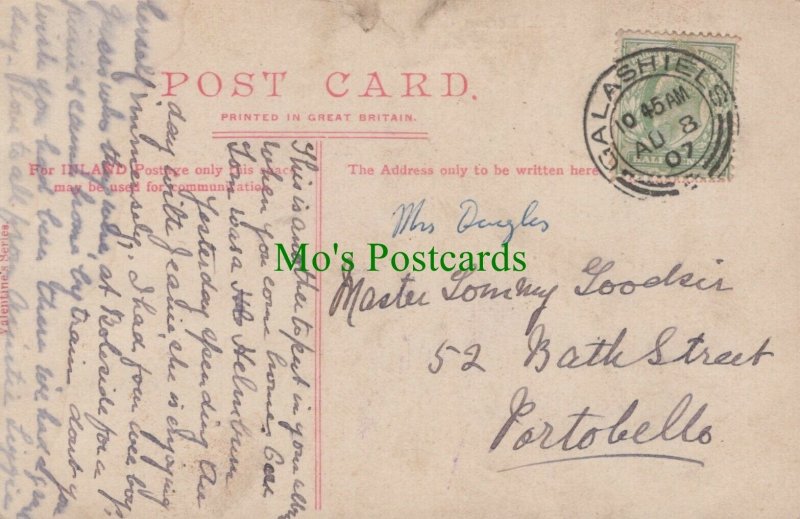 Genealogy Postcard - Goodsir? - 52 Bath Street, Portobello   RF6957