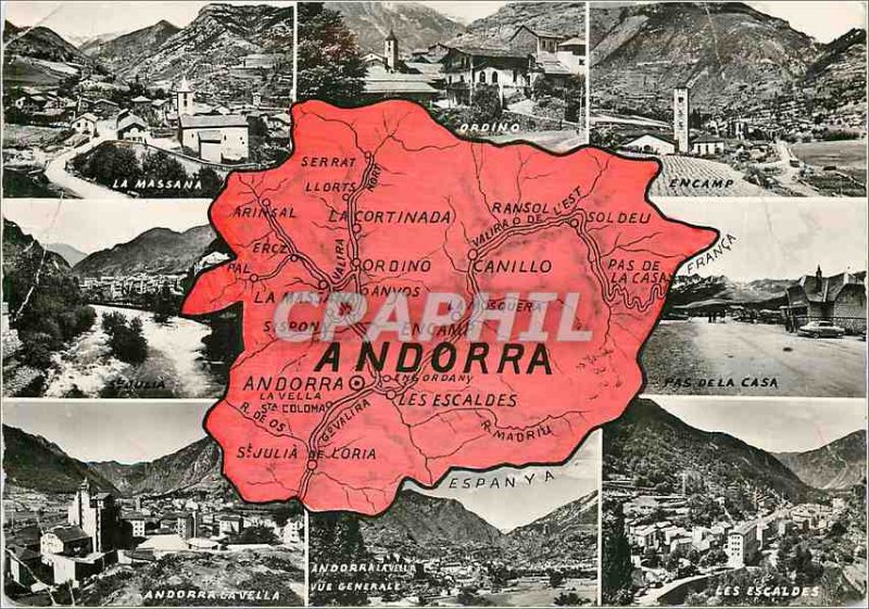 Postcard Modern Andorra