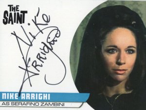 Nike Arrighi The Saint Cult TV Show Limited Hand Signed Card