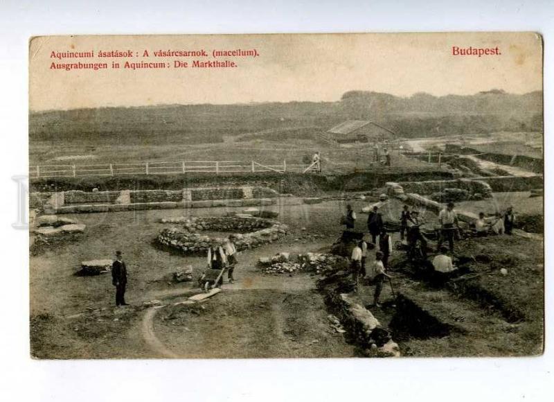 191133 HUNGARY BUDAPEST Excavations at Aquincum Market Hall