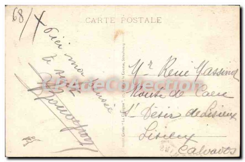 Old Postcard Notre Dame des Trois Epis