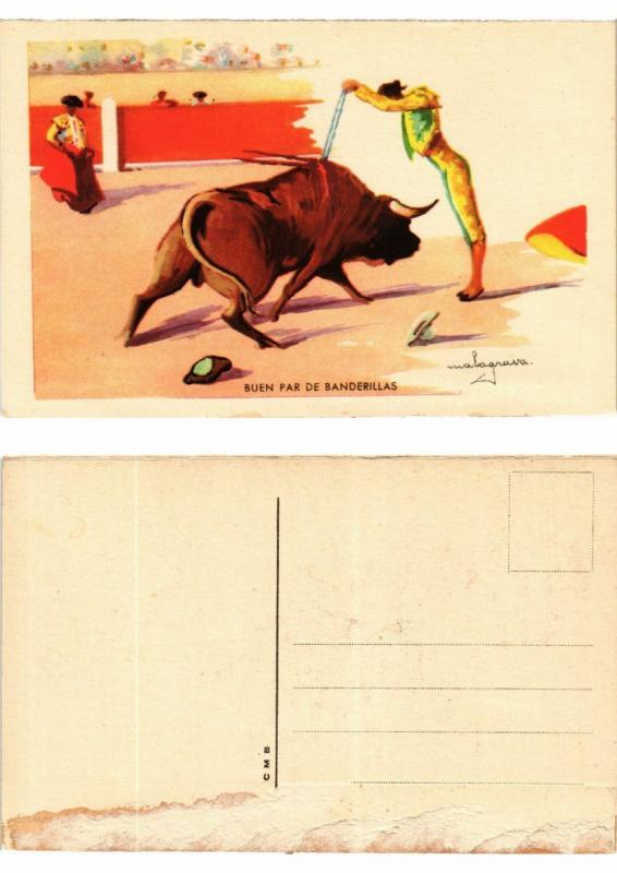 CPA Bullfighting - Buen Par de Banderillas (776465)