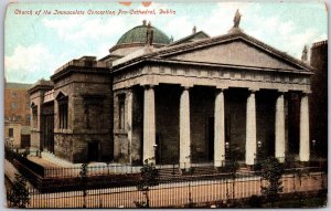 Church Of The Immaculate Conception Pro-Cathedral Dublin Ireland Postcard