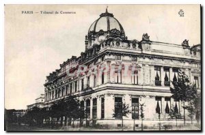 Postcard Old Paris Commercial Court