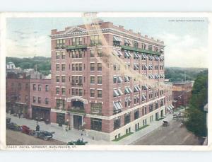 Surface Wear Divided-Back HOTEL SCENE Burlington Vermont VT B4792