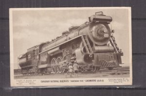 CANADA, CANADIAN NATIONAL RAILWAYS,  NORTHERN TYPE  Locomotive, 1934 ppc.