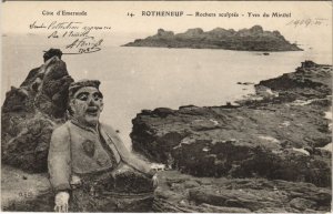 CPA Rotheneuf Les Rochers sculptes (1237219)