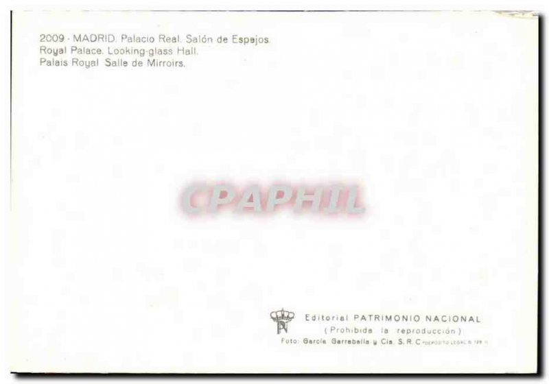 Modern Postcard Espana Spain Spain Madrid Palacio Real