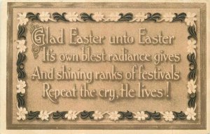 Arts Crafts Easter Saying Artist impression C-1910 Postcard 20-13533