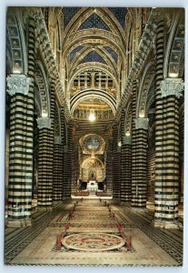 Interno del Duomo SIENA Italy 4x6 Postcard