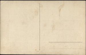 Karlskrona Sweden Photo Studio Cameo - Navy Naval Sailors Uniforms RPPC 