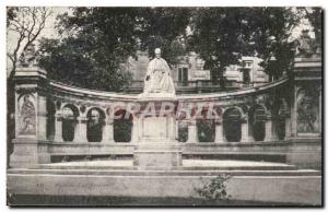 Valenciennes Old Postcard Monument Froissart