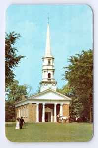Martha-Mary Chapel Greenfield Village Dearborn MI UNP Chrome Postcard K13