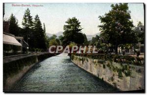 Old Postcard Baden Baden Oospartie