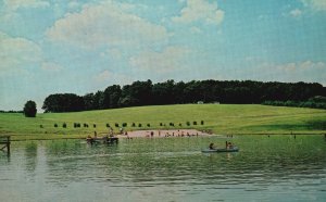 Vintage Postcard 1972 Lake Ruth Campbell Massanetta Springs Station Harrisonburg