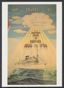 Shipping Advertisement Postcard - British India Steam Navigation Company S14