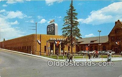 Greyhound Bus Depot Cheyenne, WY, USA 1960 