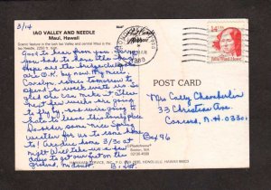 HI Iao Valley and Needle Maui Hawaii Postcard