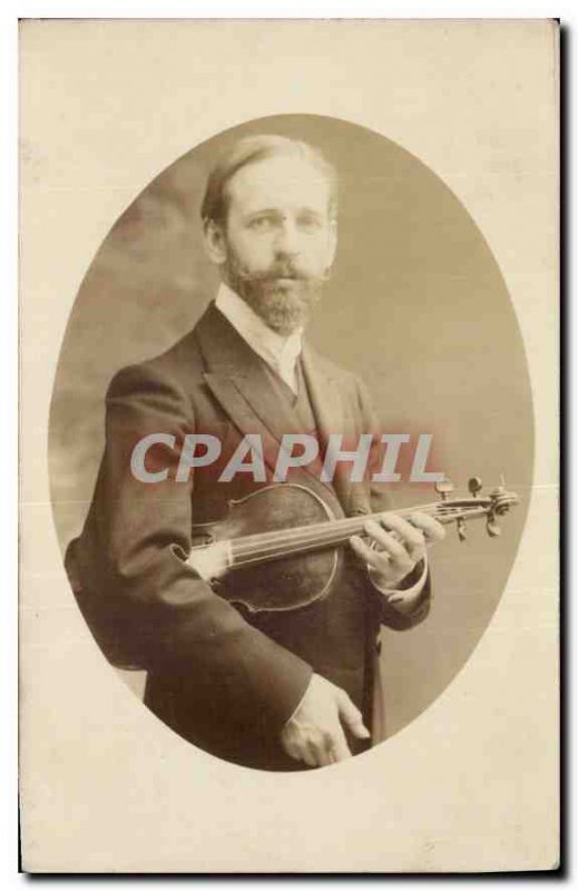 PHOTO CARD Violin Music Man