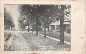 H83/ Newton Falls Ohio Postcard c1910 Center Street Homes South  28
