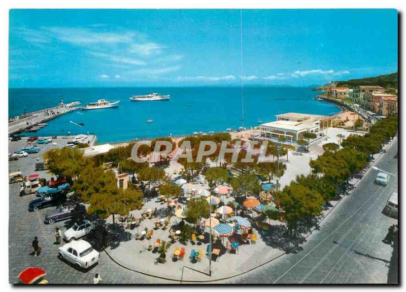 Postcard Modern Casamicciola Terme Ischia island Place Marina