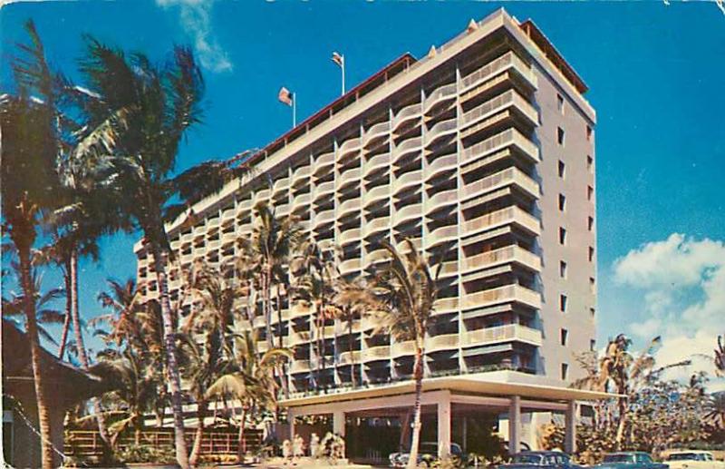 Princess Kailani Hotel Honolulu Hawaii HI 1959