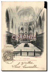 Toulouse Old Postcard choir and high altar of the cathedral