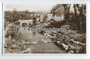 tp9162 - Hants - The Stream & Bridge by the Pavilion, in Bournemouth - postcard