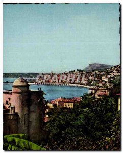 Old Postcard The Cote d & # 39Azur Menton General view Basically the Dog Tete